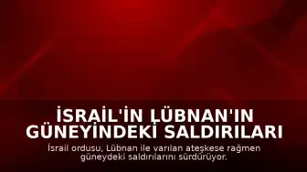 İsrail'in Lübnan'ın Güneyindeki Saldırıları Devam Ediyor: Fosfor Bombalı Saldırı ve Yaralılar Var