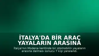 İtalya'da Bir Araç Yayaların Arasına Daldı: 7 Yaralı