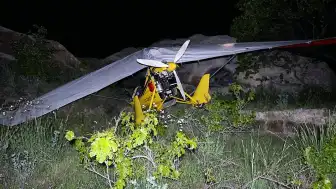 Kapadokya'da Motor Arızası Yapan Microlight Hava Aracı Zorunlu İniş Yaptı: 2 Yaralı