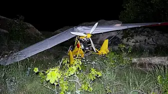 Kapadokya'da Motor Arızası Yaşayan Microlight Hava Aracı Zorunlu İniş Yaptı: 2 Yaralı