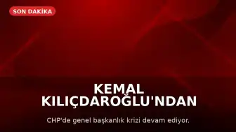 Kemal Kılıçdaroğlu'ndan Özgür Özel'in Grup Başkanlığı Kararına İtiraz