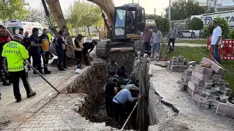 Konya'da Göçük Altında Kalan 2 Kardeş İşçi Kurtarıldı