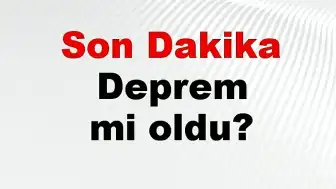 Malatya'da Deprem: Yeşilyurt'ta 3.5 Şiddetinde Sarsıntı