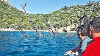 Marmaris'te Batan Teknede Bulunan 148 Kişi Kurtarıldı
