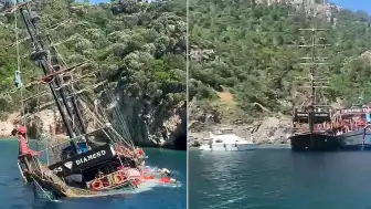 Marmaris'te Tur Teknesi Battı: 148 Kişi Kurtarıldı