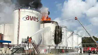 Mersin'deki Yakıt Tankı Yangını Kontrol Altına Alındı