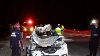 Muş'ta Trafik Kazası: Ata Çarpan Otomobildeki 4 Kişi Yaralandı