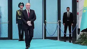 Rusya Devlet Başkanı Putin Kazakistan'a Resmi Ziyarette Bulundu
