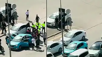 Saldırganların Taksi Sürücüsünü Rehin Aldığı An Kamerada: Kovalamaca Sonrası Yakalandılar