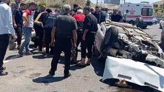 Şanlıurfa Çevre Yolu'nda Otomobil Takla Attı: 5 Kişi Yaralandı