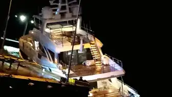 Sinop Limanı'nda Lüks Yat Yan Yattı: 6 Mürettebat Kurtarıldı