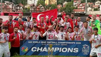 Türkiye U23 İşitme Engelliler Futbol Şampiyonası'nda Şampiyon Oldu