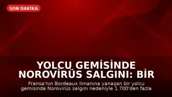Yolcu Gemisinde Norovirüs Salgını: Bir Kişi Hayatını Kaybetti, 1700 Kişi Karantinada