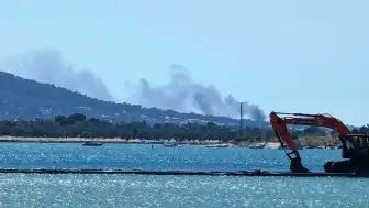 Ayvalık Cunda Adası'ndaki Yangın Kontrol Altına Alındı