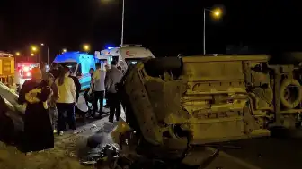 Batman'da Hafif Ticari Araç Takla Attı: 6 Kişi Yaralandı