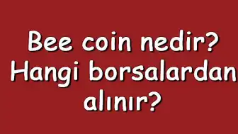 Bee Coin Nedir? Kripto Para Madenciliğinde Yeni Bir Dönem Mi Başlıyor?