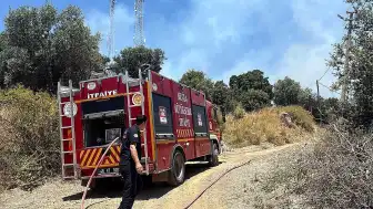 Bodrum'da Makilik Alanda Çıkan Yangın Söndürüldü