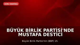 Büyük Birlik Partisi'nde Mustafa Destici Genel Başkanlığa Yeniden Seçildi