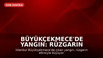 Büyükçekmece'de Yangın: Rüzgarın Şiddetiyle Alevler Yayılmaya Devam Ediyor