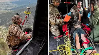 Çorum'da Dağ Yürüyüşünde Yaralanan B.K. Helikopterle Kurtarıldı