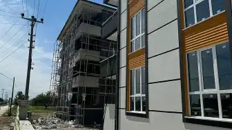 İnşaatta Elektrik Akımına Kapılan İşçi 4. Kattan Düştü