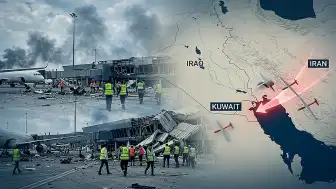İran İHA'ları Kuveyt Havalimanı'nı Vurdu: Tüm Uçuşlar Durduruldu