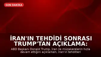 İran'ın Tehdidi Sonrası Trump'tan Açıklama: İsrail Lübnan'a Asker Göndermeyecek