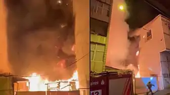 İstanbul'da Depo Yangını 3 Binaya Sıçradı