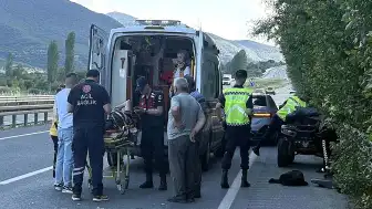 Kastamonu'da Trafik Kazası: ATV Sürücüsü Yaralandı