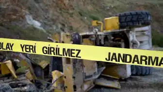 Kırıkkale'de İş Makinesi Uçurumdan Düştü: Operatör Ağır Yaralandı