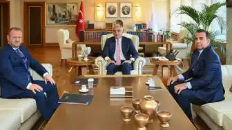 Kültür ve Turizm Bakanı Mehmet Nuri Ersoy, RTÜK Başkanı Mehmet Daniş ile bir araya geldi