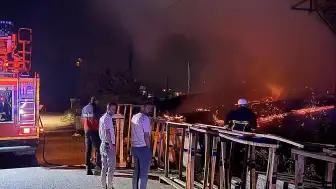 Sinop'ta Fabrika Depo Bölümünde Yangın: Hasar Meydana Geldi