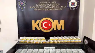 Şırnak'ta Kaçak Tıbbi Ürün Operasyonunda 2,5 Milyon Liralık Ürün Ele Geçirildi