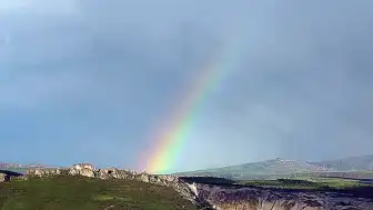 Sivas'ta Ani Hava Değişiklikleri Gökkuşakları Oluşturdu