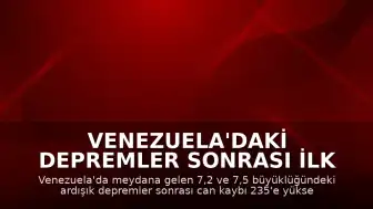 Venezuela'daki Depremler Sonrası İlk İfadeler: 'Bir Binanın Gözlerinizin Önünde Yerle Bir Olduğunu Görmek Şok Edici'