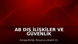 AB Dış İlişkiler ve Güvenlik Politikaları Yüksek Temsilcisi Kaja Kallas: "Son 4 yılın en kapsamlı paketi"