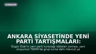 Ankara Siyasetinde Yeni Parti Tartışmaları: Hazine Yardımı İçin Yasal Engel