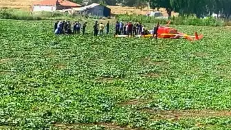 Ankara Temelli'de Eğitim Helikopteri Düştü: 2 Yaralı