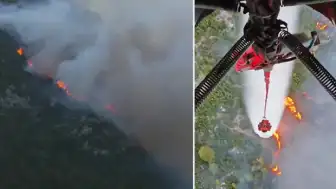 Antalya Kaş'ta Orman Yangını: Havadan ve Karadan Müdahale Sürüyor