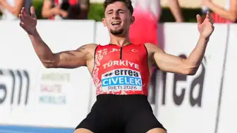 Avrupa 18 Yaş Altı Atletizm Şampiyonası'nda Yunus Emre Civelek'ten Türkiye Rekoru ve Altın Madalya