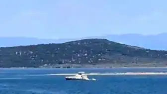 Ayvalık Kara Ada Açıklarında Kaybolan Genç İçin Arama Kurtarma Faaliyetleri Devam Ediyor