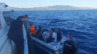 Bodrum Açıklarında 10 Düzensiz Göçmen Yakalandı