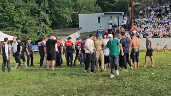 Dağköy Yağlı Güreşleri'nde Gerginlik: Jandarma Müdahale Etti