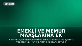 Emekli ve Memur Maaşlarına Ek Zam Beklentisi: Seyyanen Zam İddiaları
