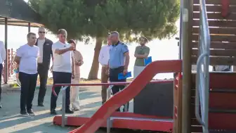 İzmir Büyükşehir Belediye Başkanı Dr. Cemil Tugay İnciraltı Kent Ormanı'ndaki Çalışmaları İnceledi