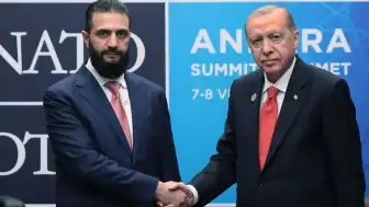 NATO Zirvesi Kapsamında Cumhurbaşkanı Erdoğan, Suriye Devlet Başkanı Ahmed Şara'yı Kabul Etti