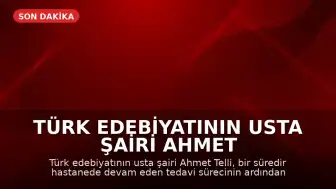 Türk Edebiyatının Usta Şairi Ahmet Telli Hayatını Kaybetti