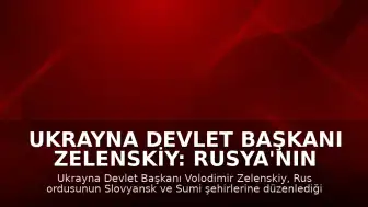 Ukrayna Devlet Başkanı Zelenskiy: Rusya'nın hava saldırılarında 6 kişi hayatını kaybetti
