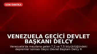 Venezuela Geçici Devlet Başkanı Delcy Rodriguez: "7 günlük Ulusal Yas ilan edilmesine karar vermiş bulunmaktayım"