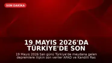 19 Mayıs 2026'da Türkiye'de Son Depremler: AFAD ve Kandilli Verileri